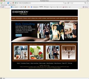 Everybody Fitness NJ Website Design