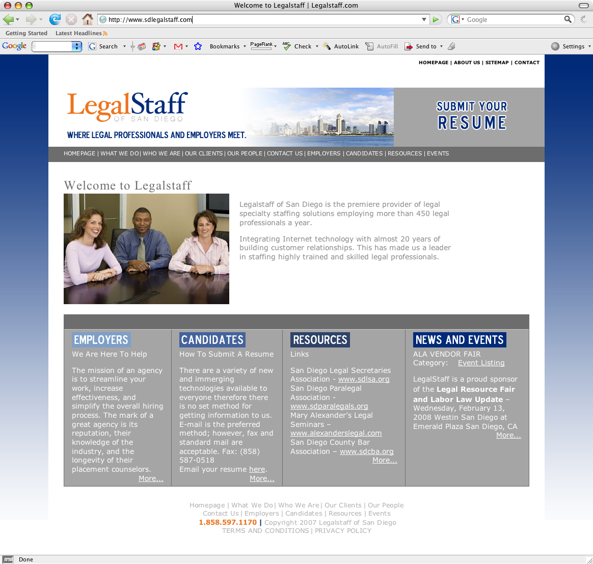 NJ Website Design - LegalStaff of San Diego